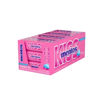 MENTOS KISS TUTTI FRUTTI LTA 12X12X35G