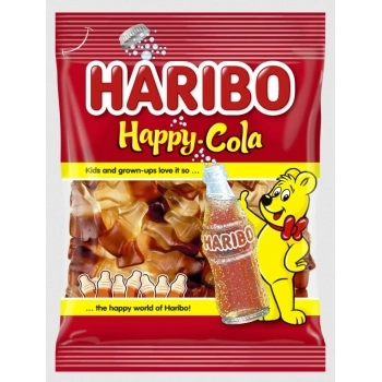 BALA GELATINA HAPPY COLA BR 12X80G