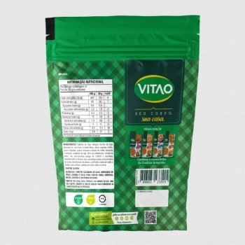 COOKIES INTEGRAL CASTANHA DE CAJU VITAO 8X120G