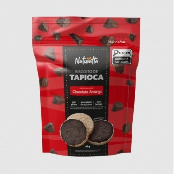 BISC TAPIOCA ZERO COB CHOC NATURATTA 24X60G
