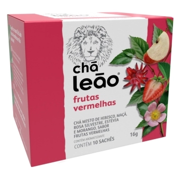 CHA LEAO FRUTAS VERMELHAS 2GX10UN CX20