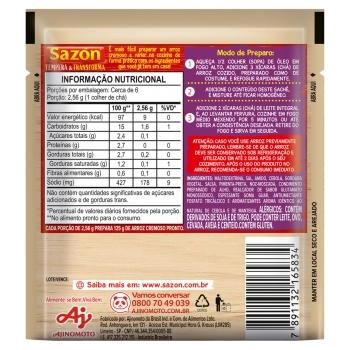 SAZON TEMPERA & TRANSFORMA ALHO E CEBOLA 72X18X16G