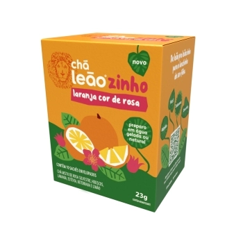 CHA LEAO KIDS LARANJA ROSA 12X10