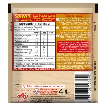 SAZON TEMPERA & TRANSFORMA QUEIJO 72X18X16G