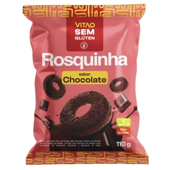 ROSQUINHA S/ GLUTEN CHOCOLATE VITAO 20X110G