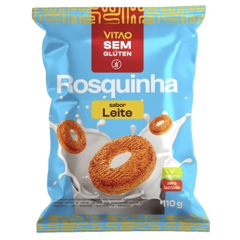 ROSQUINHA S/ GLUTEN LEITE VITAO 20X110G