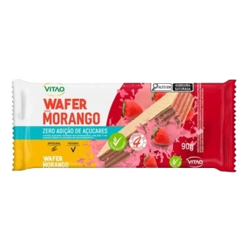 WAFER INTEGRAL MORANGO ZERO VITAO 20X90G