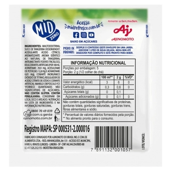 FIT/MID ZERO TANGERINA 10G C/120