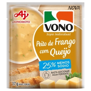SOPA VONO FRANGO C/ QUEIJO SODIO RED. 92X17G