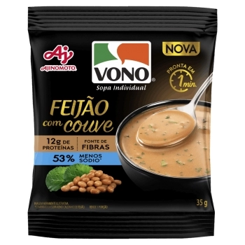 SOPA VONO FEIJAO COM COUVE 12X35G C/4