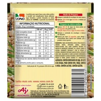 SOPA VONO CALDINHO DE FEIJAO 18G C/92