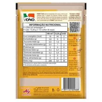 VONO CHEF CREME QUEIJO 53G C/24