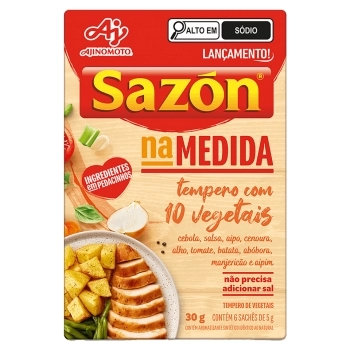 TEMP SAZ NA MEDIDA 10 VEGETAIS 48X30G