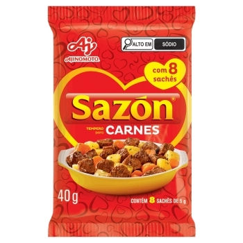 SAZON VERMELHO 8X5G C/ 48