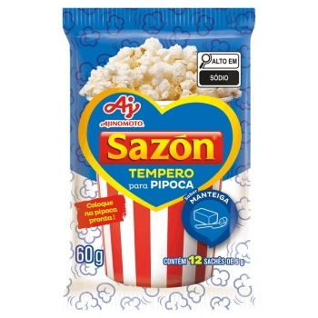 SAZON PIPOCA MANTEIGA 12X5G C/48