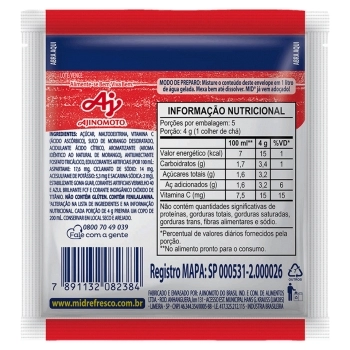 REFRESCO MID MORANGO 20G C/120