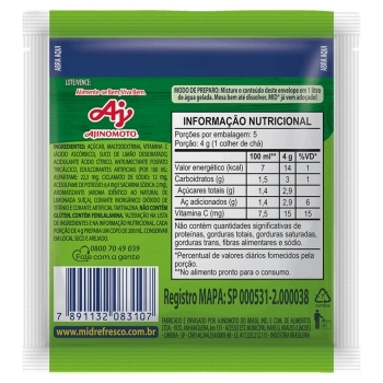 REFRESCO MID LIMONADA SUICA 20G C/120