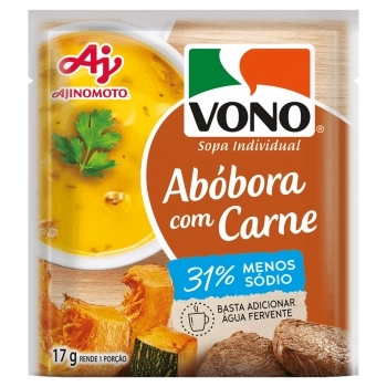 SOPA VONO ABOBORA C/ CARNE SODIO RED. 92X17G