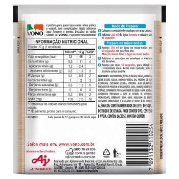 SOPA VONO ABOBORA C/ CARNE SODIO RED. 92X17G