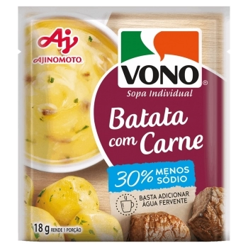 SOPA VONO BATATA C/ CARNE SODIO RED. 92X18G
