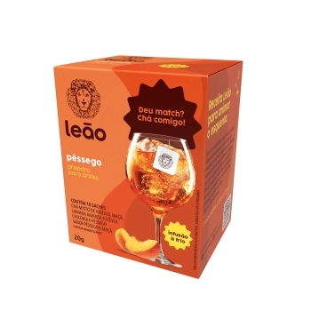 CHA LEAO PESSEGO DRINKS 2GX10UN CX12