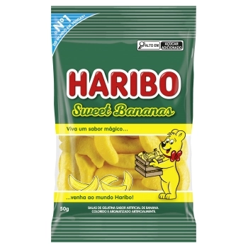 BALA GELATINA SWEET/BANAN HARIBO 18X50G