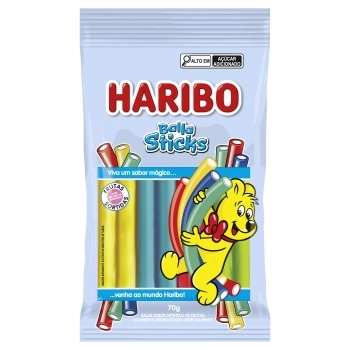 BALA STICKS COLORS HARIBO 12X70G