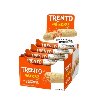 TRENTO ALLEGRO CHOCOLATE BCO C/ AMENDOIM 8DISPX16UNX26G