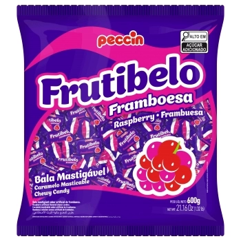 BALA PECCIN FRUTIBELO FRAMBOESA 20PCTX600G