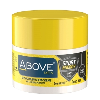 DESO ANT.CREME ABOVE ENERGY SPORT MEN 50G 12UN
