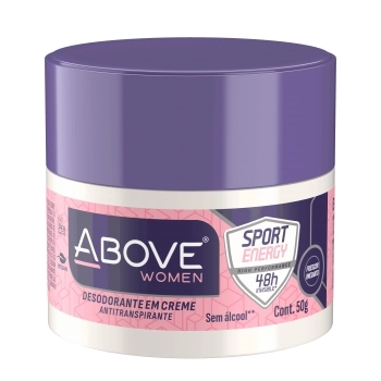 DESO ANT.CREME ABOVE SPORT ENERGY WOMEN 50G 12UN