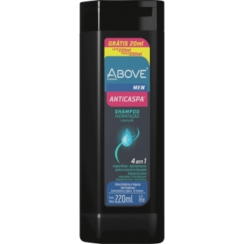 SHAMPOO ABOVE MASC.ANTICASPA 12X220ML