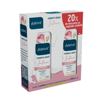 SABONETE INTIMO ABOVE PACKS DUO 200ML 12UN