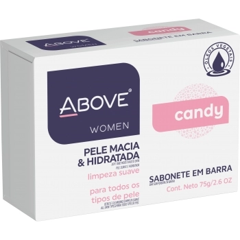 SABONETE BARRA ABOVE CANDY 72X75G