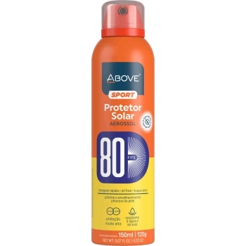 PROTETOR SOLAR ABOVE SPORT FPS80 12X150ML/120G