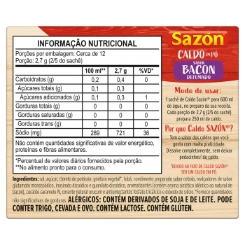 CALDO SAZON BACON 32,5G C/48