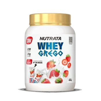 WHEY GREGO MORANGO COM CHANTILLY NUTRATA 450G