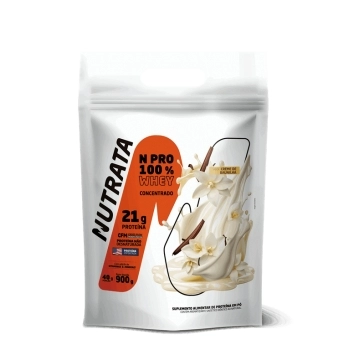 WHEY NPRO 100% BAUNILHA REFIL NUTRATA 900G