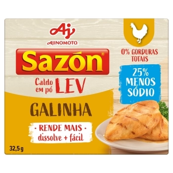 CALDO SAZON GALINHA LEVE 32,5G C/48