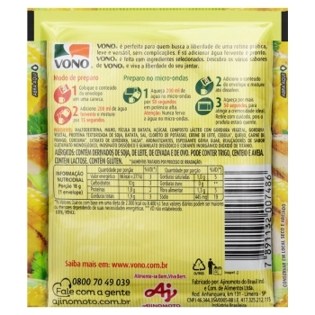 SOPA VONO MILHO/FRANGO 18G C/92