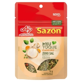 TEMPERO SAZON MEU TOQUE CASEIRO POUCH 16G C/21