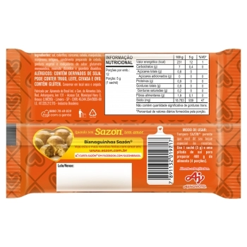 SAZON LARANJA 12X5G C/48