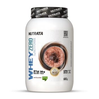 WHEY ZERO LACTOSE SABOR CHOCOLATE NUTRATA 900G