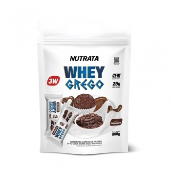WHEY GREGO BRIGADEIRO REFIL NUTRATA 900G