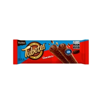 TUBETES ROL WAFER BAU RECH CHOCCOB CHOC 80G - BARION C/ 34