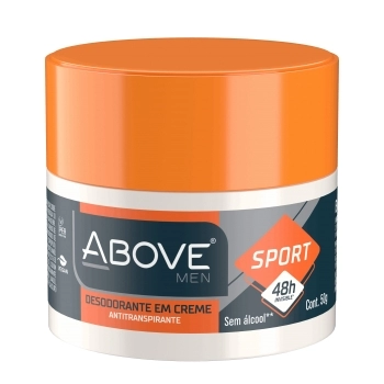 DESO ANT.CREME ABOVE CLAS. SPORT MEN 50G 12UN
