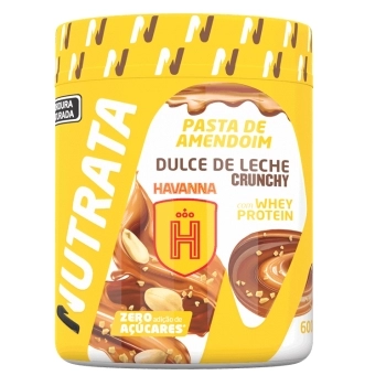 NUTRATA PASTA AMENDOIM DULCE DE LECHE CRUNCHY HANANNA 600G