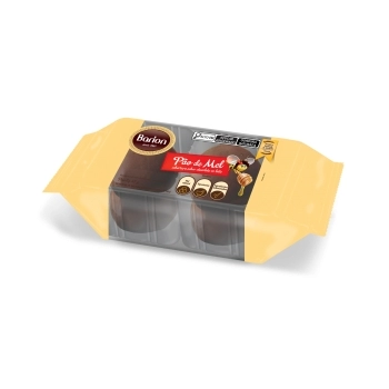 PAO DE MEL COB SABOR CHOC 45G - BARION C/ 60