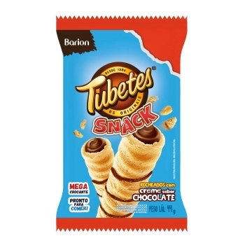 TUBETES SNACK - ROL WAFER BAU RECHCHOC 44G - BARION C/24