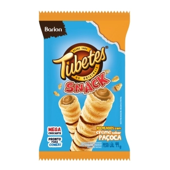 TUBETES SNACK - ROL WAFER BAU RECHPACOCA 44G - BARION C/24